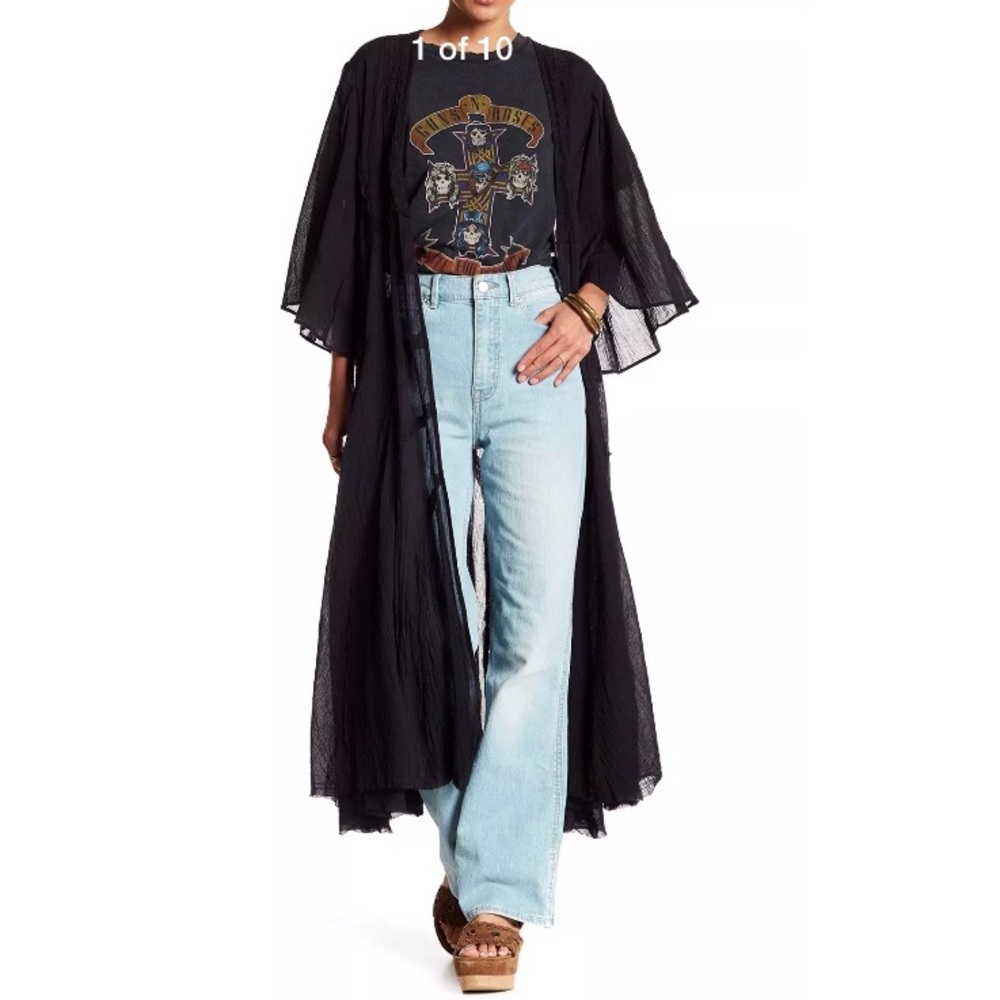 Free people straight flare jeans OBO